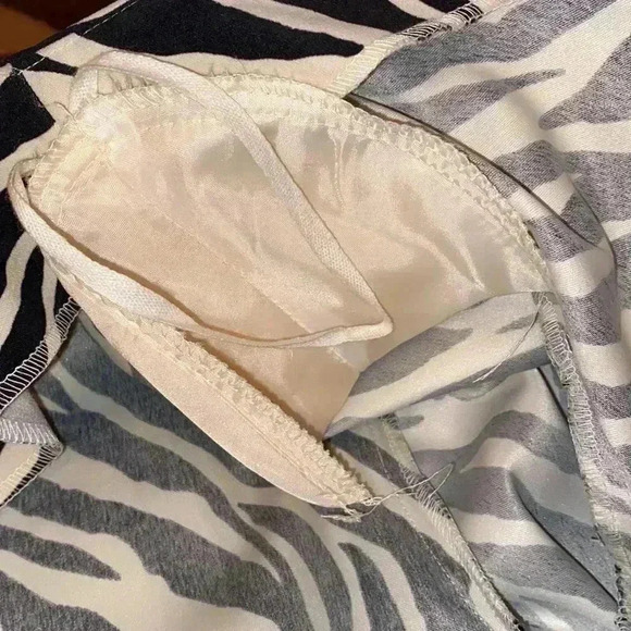 Leslie Fay Brand Vintage 80s Blazer/Jacket in Black/Cream Zebra MOD POP … - Picture 4 of 4